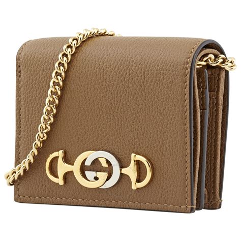 gucci zumi grainy leather card case wallet price|GG Marmont card case wallet in light grey leather .